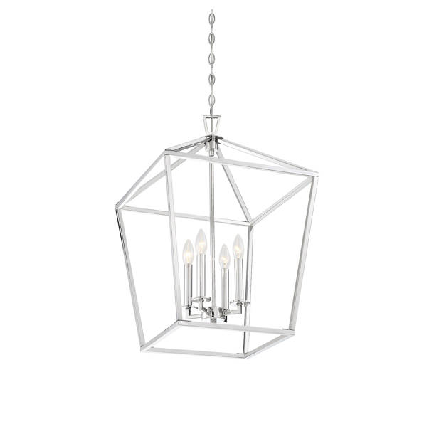 Birch Lane™ Hastings 6 Light Dimmable Lantern Geometric Chandelier
